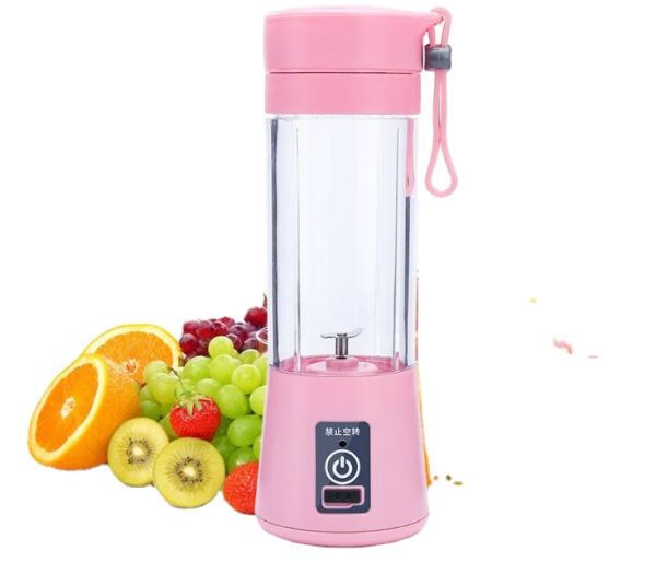 380ml Portable Rechargeable  Blender, Juicer mixer, Food Processor with USB